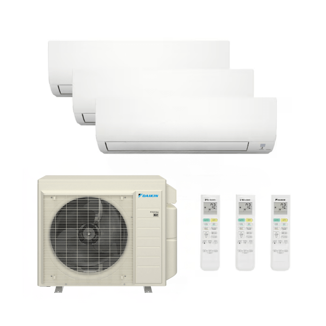 Daikin MXM Series 3-Zone Multi-Split Heat Pump 4MXM36AVJU9 + CTXV07AVJU9 + FTXV09AVJU9 + FTXV18AVJU9
