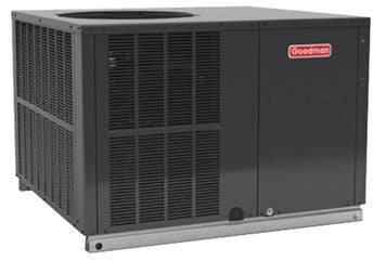 Goodman 2.0 Ton Packaged Heat Pump 15.2 SEER2 Two Stage Downflow Horizontal GPHM52441 - AC units for less