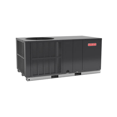 Goodman 3.0 Ton packaged air conditioner 13.4 seer single stage horizontal GPCH33641 - AC units for less