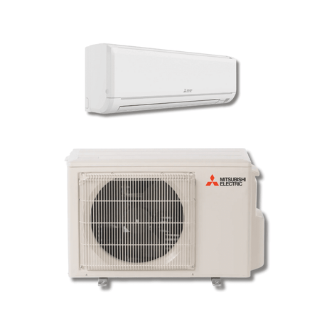 12,000 BTU Mitsubishi HM - Series 20 SEER2 Single Zone Wall Mounted Mini Split Heat Pump System - R410A - MUZ-HM12NA / MSZ-HM12N