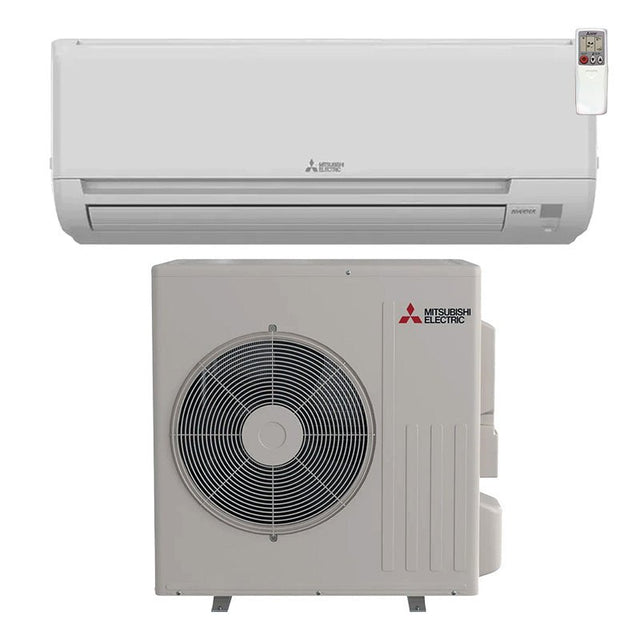 18,000 BTU Mitsubishi HX - Series 20 SEER2 Single Wall Mounted Mini Split Heat Pump System - R454B | MUZ - HX18NL / MSZ - HX18NL - MUZ-HX18NL / MSZ-HX18NL