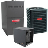 3.5 Ton 100,000 Btu Goodman Furnace 80% Upflow Horizontal Single Stage GM9S801005CN CHPT4860D4 GSXN404210 - AC units for less