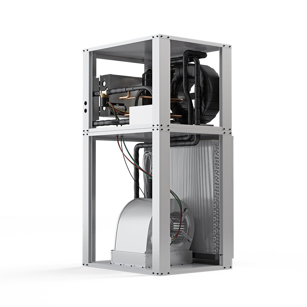 36K BTU Downflow Two-Stage 230V 1-Phase 60Hz CuNi Coil Right w/Heater - AC units for less