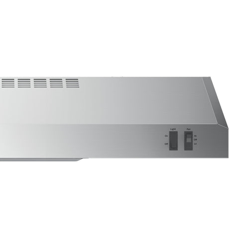 GE® 30" Under-The-Cabinet Range Hood | JVX3300 Series | 200 CFM Convertible Venting