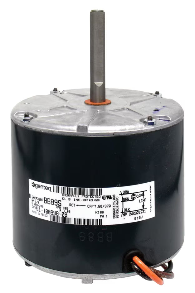 Rheem Condenser Motor - 1/8 hp 208-230/1/60 (825 rpm/1 speed) 51-100998-08
