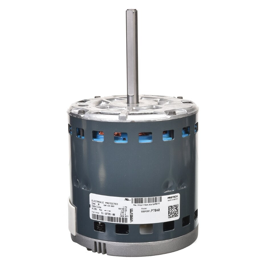 Rheem Motor - ENSITE PLUS (120V - 1/2 hp) - BLANK 51-107391-00