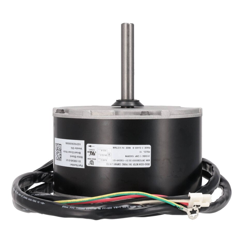 Rheem Motor - Broad Ocean 1/2 hp 230V 51-108349-01