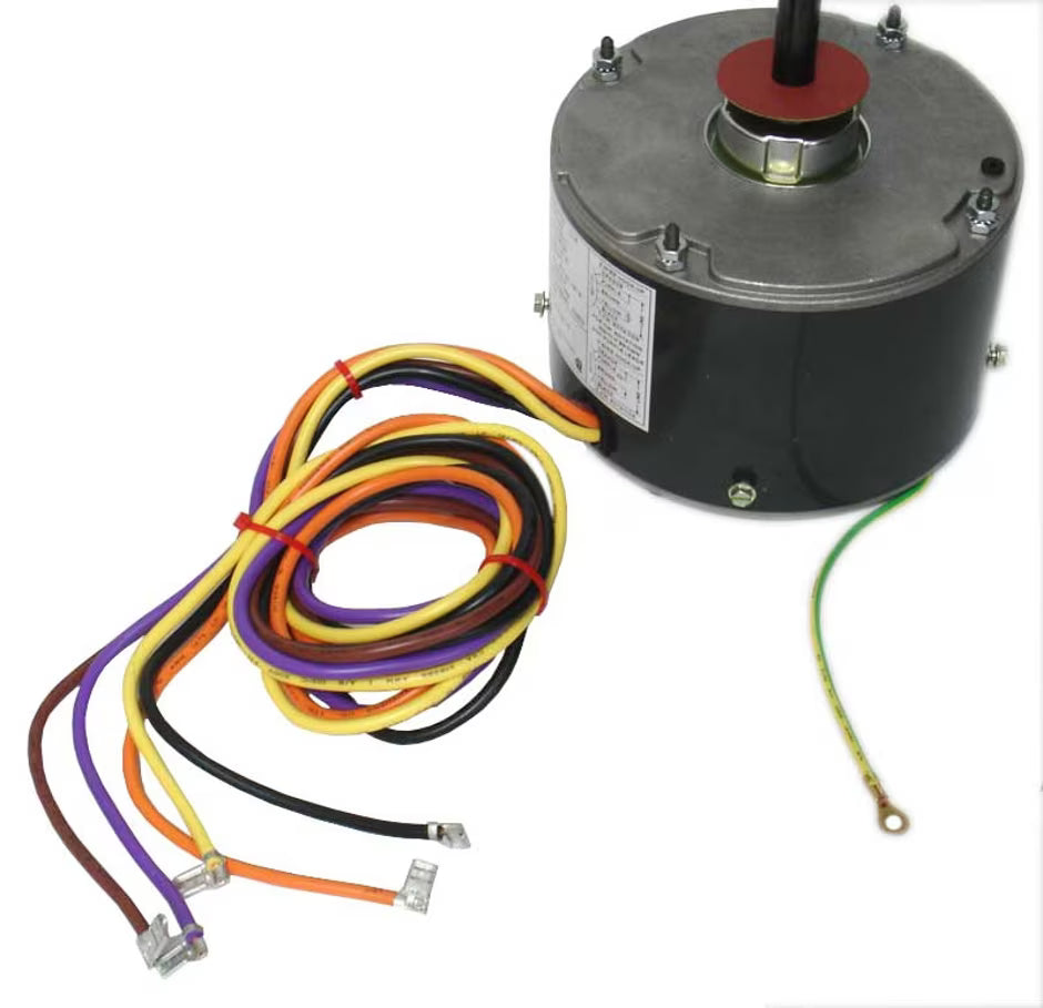 Rheem PROTECH Condenser Motor - 1/5 hp 208-230/1/60 (1075 rpm/1 speed) 51-23055-11