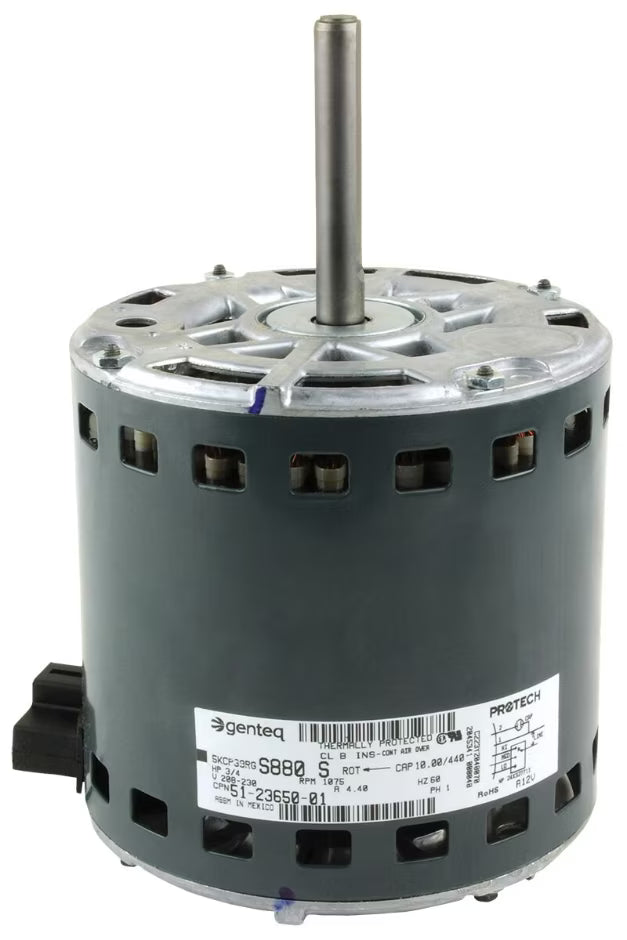 Rheem Blower Motor - 3/4 hp 208-230/1/60 (1075 rpm/3 speeds) 51-23650-01