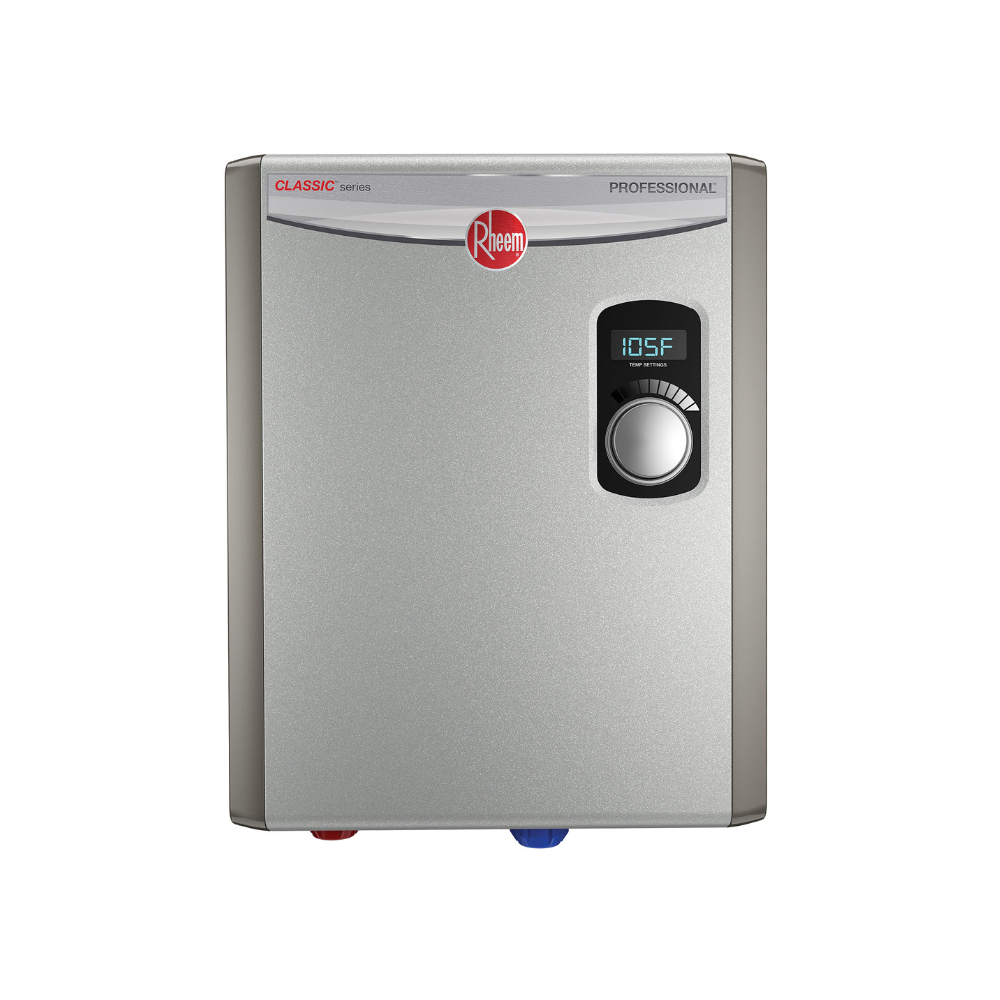 Rheem 18kW Tankless Electric Water Heater (240V / 2 Heating Chambers) 685335