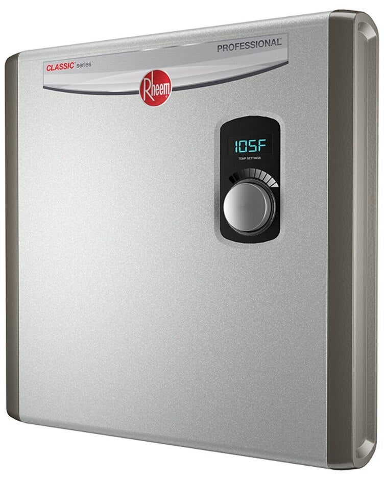 Rheem 24kW Tankless Electric Water Heater (240V / 3 Heating Chambers 685397