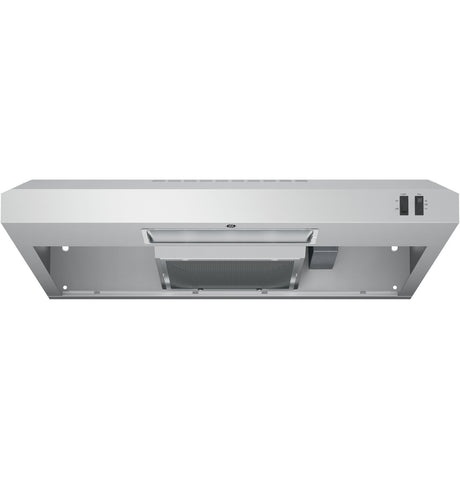 GE® 30" Under-The-Cabinet Range Hood | JVX3300 Series | 200 CFM Convertible Venting