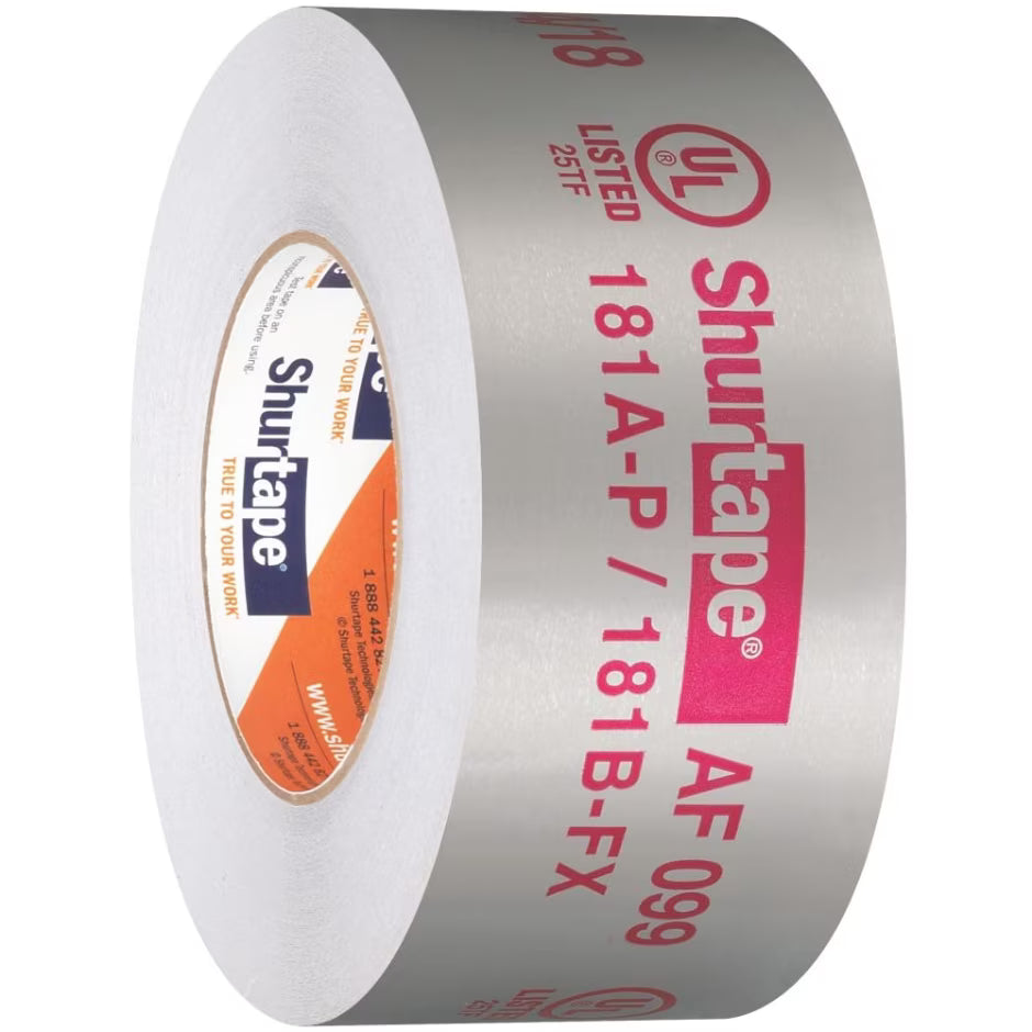 Rheem Duct Tape - Foil - UL181A-P/UL181B-FX - 2-1/2 in. 60 yrds 86-232622