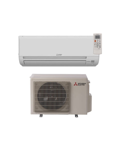 9,000 BTU Mitsubishi HX - Series 20 SEER2 Single Wall Mounted Mini Split Heat Pump System - R454B | MUZ - HX09NL / MSZ - HX09NL - MUZ-HX09NL / MSZ-HX09NL
