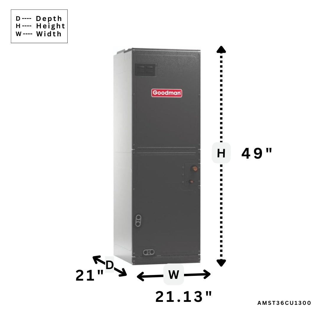 Goodman 3 Ton R32 Air handler AMVT36BP1300