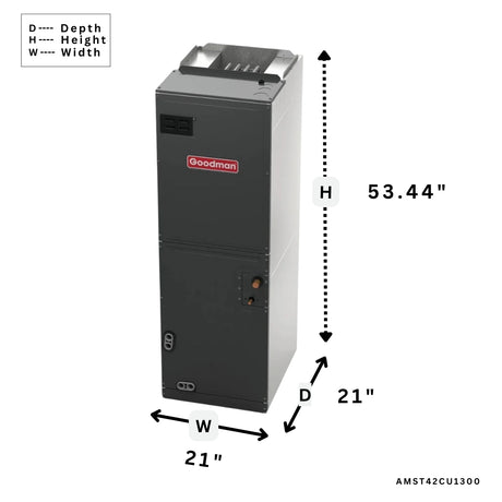 Goodman 3.5 Ton Air Handler AMST42CU1300 Multi-Position ECM TXV