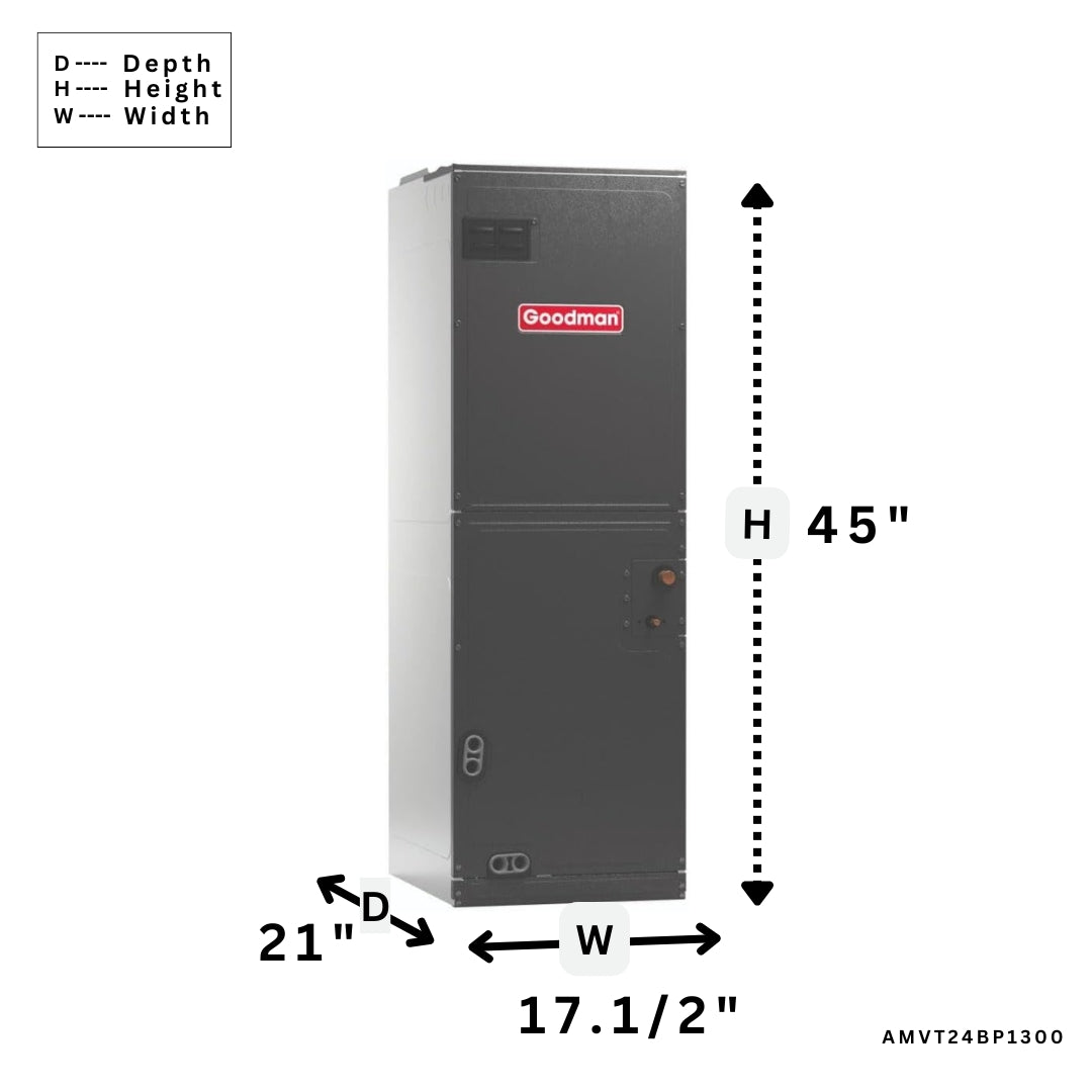 Goodman 2 Ton  R32 Air handler AMVT24BP1300
