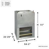 Goodman AWST30LU1310 2.5 Ton Wall-Mounted Air Handler ECM TXV