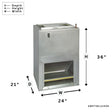 AWST36LU1408 | Apartment Unit| AWST Air Handler, Multi Speed ECM Motor, 3 Ton