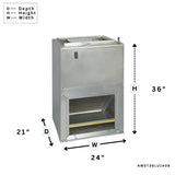 AWST36LU1408 | Apartment Unit| AWST Air Handler, Multi Speed ECM Motor, 3 Ton