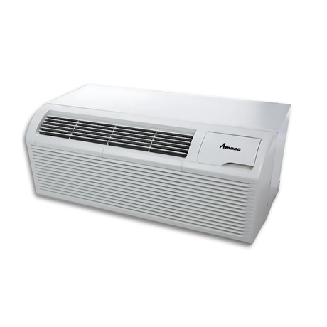 Amana DHP154J35BA 15,000 BTU PTAC Air Conditioner with Heat Pump – R32, 3.5 kW, 20 Amp, 208/230V - DHP154J35BA