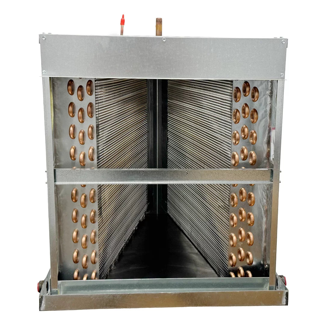 Aspen 5 ton 61,000 BTU 21" width B-4 Row Dedicated Horizontal Copper Coil w/ Plenum CP61B4D210T042