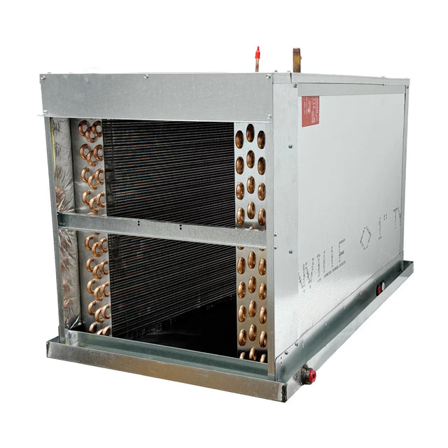 Aspen 5 ton 61,000 BTU 21" width B-4 Row Dedicated Horizontal Copper Coil w/ Plenum CP61B4D210T042