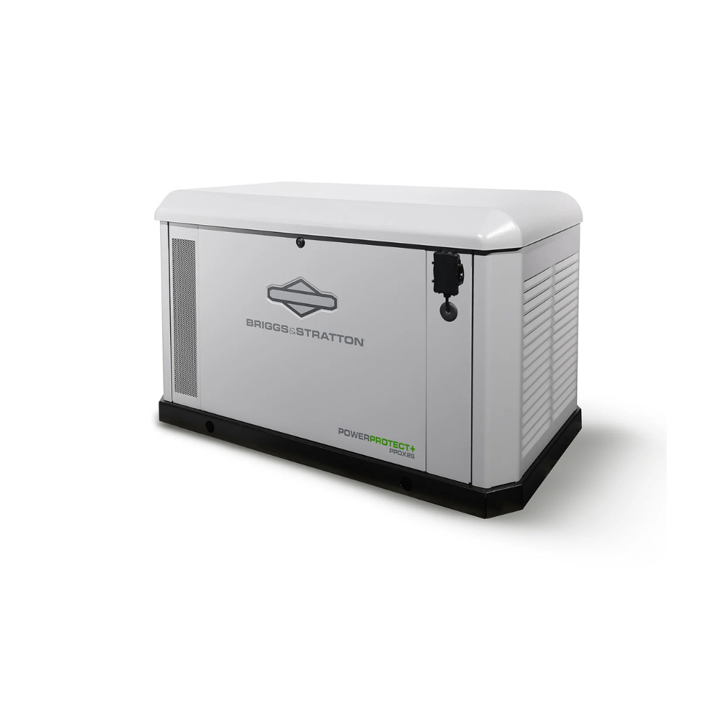 Briggs & Stratton PowerProtect+ DX 18kW (LP/NG) Standby Generator, 120/240V, Aluminum Enclosure, GC-1033 Controller, w/ EnergyTrak — 10 Year Warranty