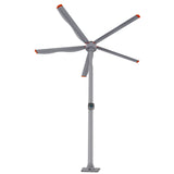 CARRO Cyfan 10 ft Indoor and Outdoor Silver Gray Neodymium Magnet Direct-Drive Motor Standing Fan with Integrated Controller