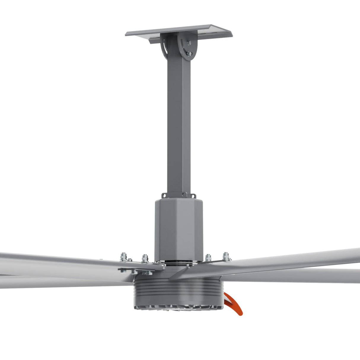 CARRO Makani 10 ft Indoor Silver Neodymium Magnet Direct-Drive Motor Industrial Ceiling Fan with Controller