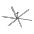 CARRO Zenon 10 ft Indoor Silver Gray Neodymium Magnet Direct-Drive Motor Commercial Ceiling Fan with Controller