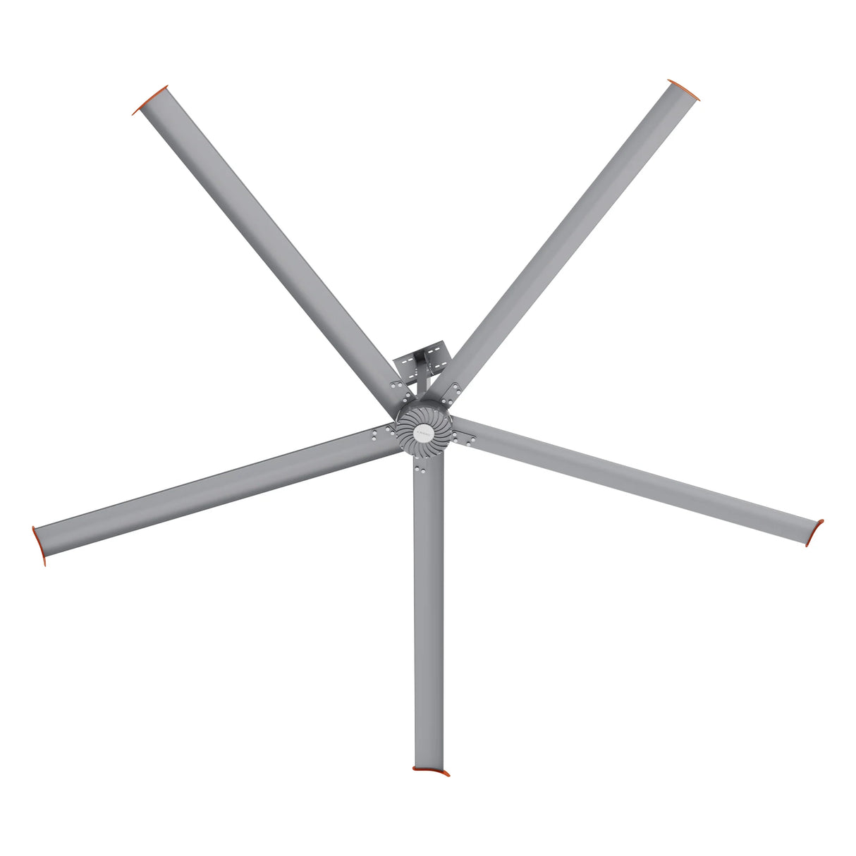 CARRO Makani 14 ft Indoor Silver Neodymium Magnet Direct-Drive Motor Industrial Ceiling Fan with Controller
