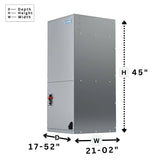 MRCOOL 24K BTU Hyper Heat Central Ducted Air Handler and Heat Pump Condenser 17.4 SEER2 CENTRAL-24-HP-230A00