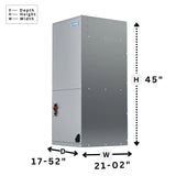 MRCOOL 24K BTU Hyper Heat Central Ducted Air Handler and Heat Pump Condenser 17.4 SEER2 CENTRAL-24-HP-230A00