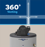 CG50S08AYV - 50 gallon short, natural gas, power vent, 8yr warranty, canada model -  acunitsforless.com