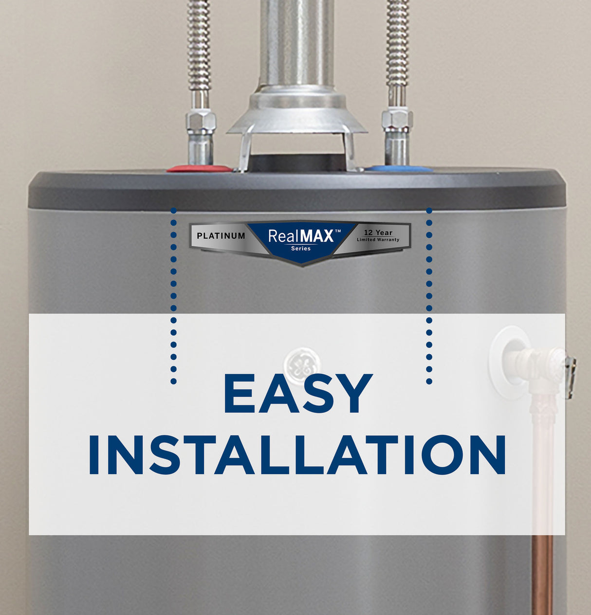 CP40S10BXW - Ge realmax premium 40-gallon short lp atmospheric water heater, canada model - acunitsforles.com
