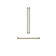 Café Refrigeration Handle Kit - Brushed Brass