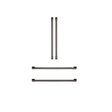 Café Refrigeration Handle Kit - Brushed Black