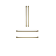 Café Refrigeration Handle Kit - Brushed Brass