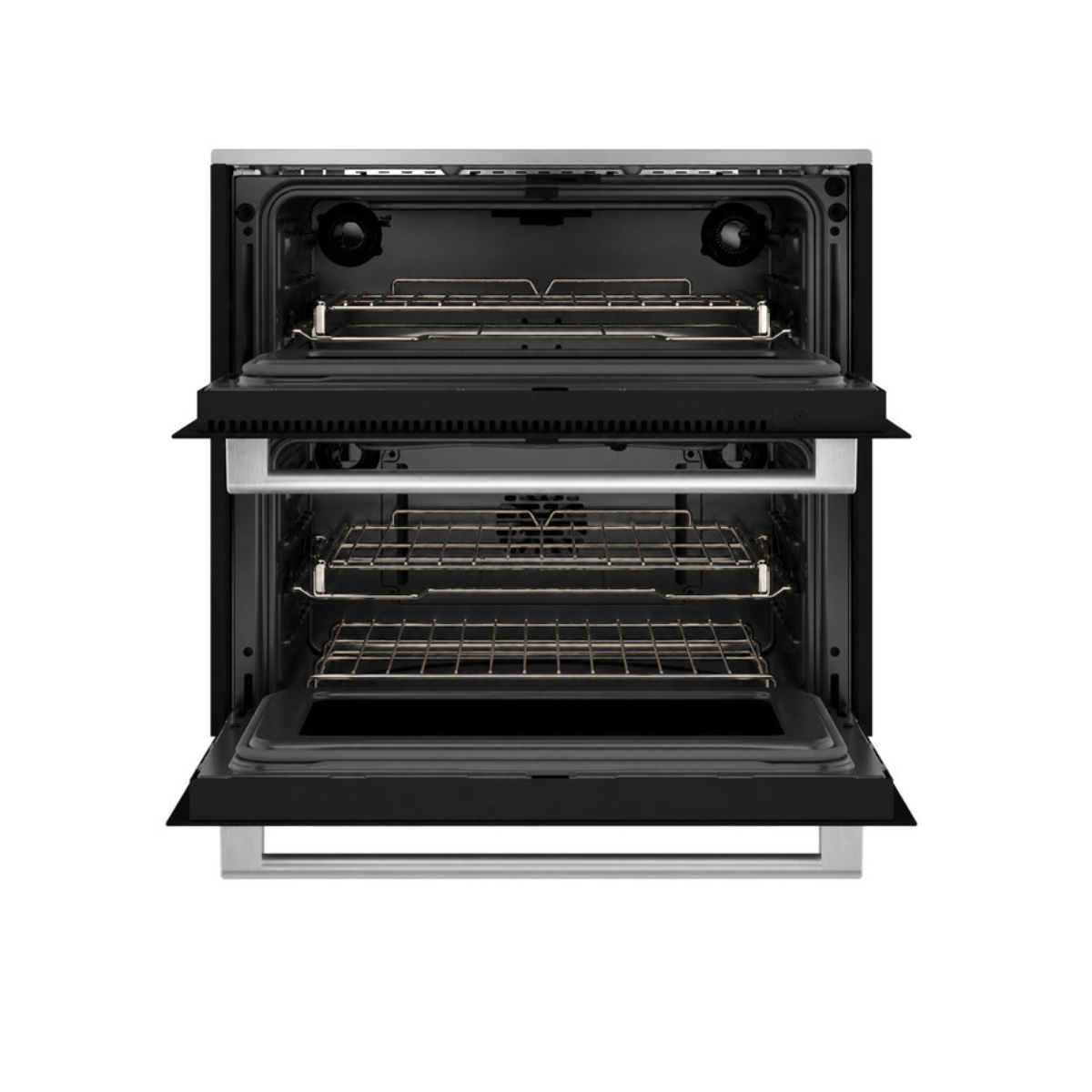 Café 30" Duo Smart Single Wall Oven in Platinum Glass