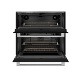 Café 30" Duo Smart Single Wall Oven in Platinum Glass