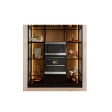 Café 30" Duo Smart Single Wall Oven in Platinum Glass