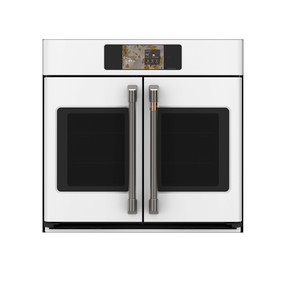 Café 30" Duo Smart Single Wall Oven in Platinum Glass