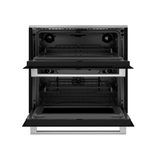 Café 30" Duo Smart Single Wall Oven in Platinum Glass