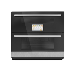 Café 30" Duo Smart Single Wall Oven in Platinum Glass