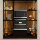 Café 30" Duo Smart Single Wall Oven in Platinum Glass