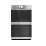 Café 30" Smart Built-In Convection Double Wall Oven in Platinum Glass