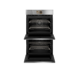 Café 30" Smart Built-In Convection Double Wall Oven in Platinum Glass
