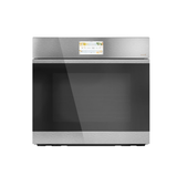 Café 30" Smart Built-In Convection Single Wall Oven in Platinum Glass