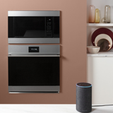 Café 30" Smart Single Wall Oven with Convection in Platinum Glass